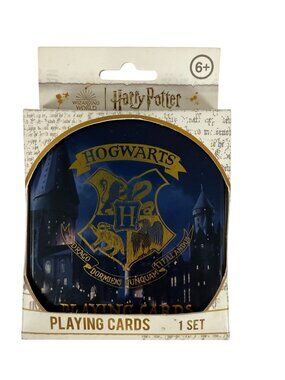 Harry Potter Hogwarts Playing Cards Deck Tin Set Sealed Paladone 2022 Wizard
